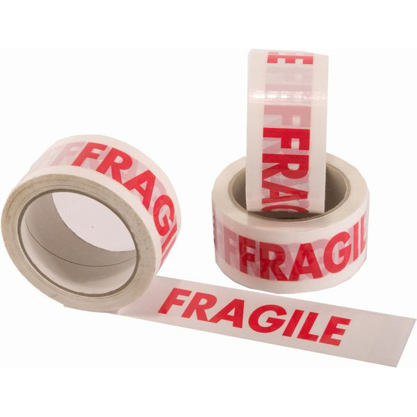 Mbox FRAGILE PRINTED STRONG PARCEL TAPE MULTILISTING 12 6 24 36 48mm 66m BOX 2" 72 