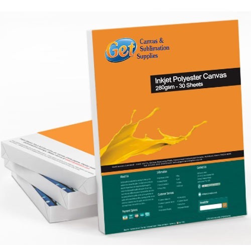 a4 inkjet cotton canvas sheets for printings