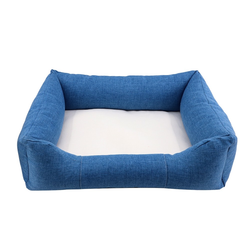Linen Blue Pet Bed - Small, Medium, Large