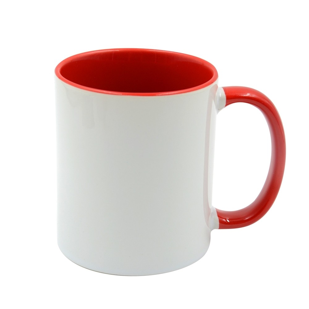 11oz Inner and Handle mug Red 01
