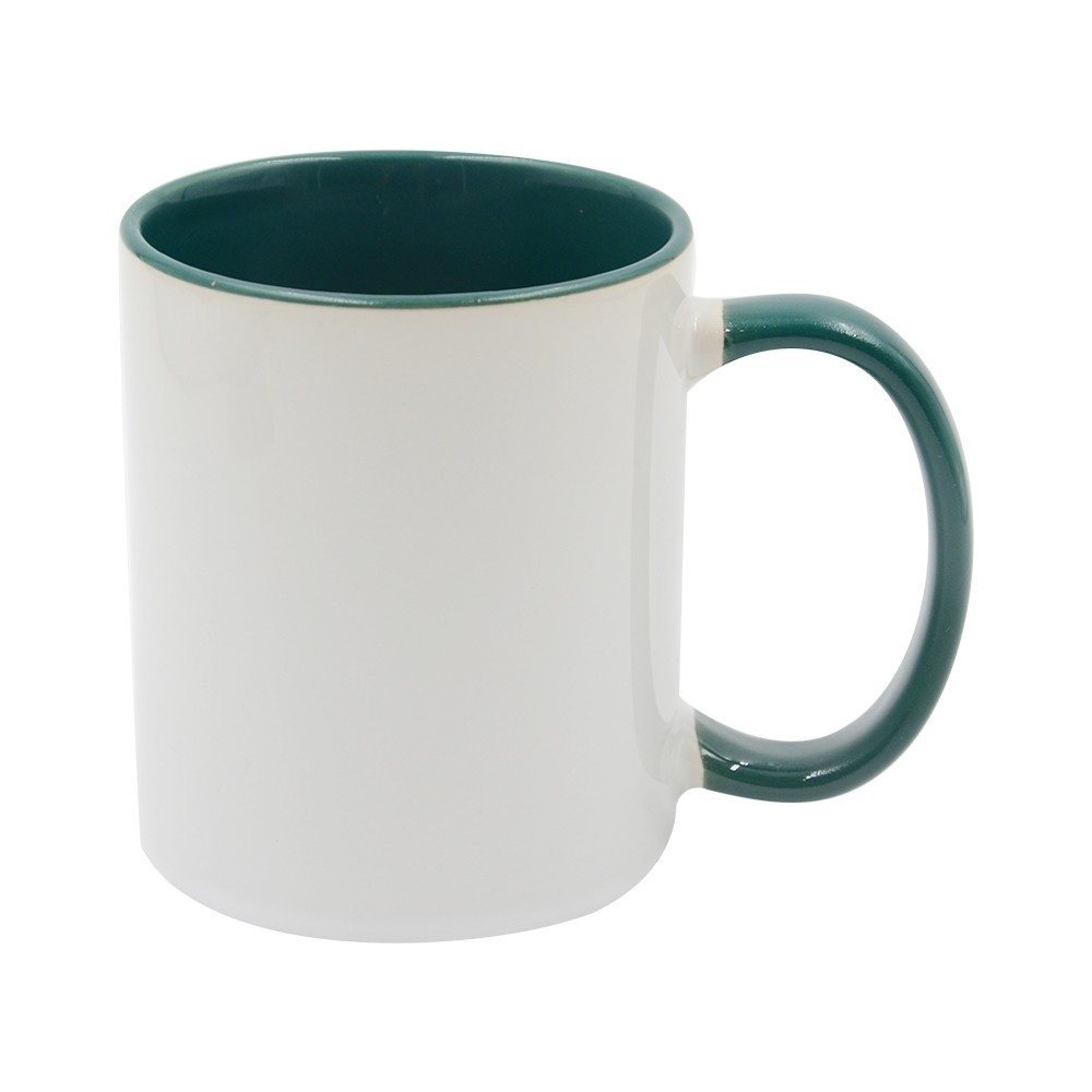 11oz Inner and Handle mug DarkGreen 02