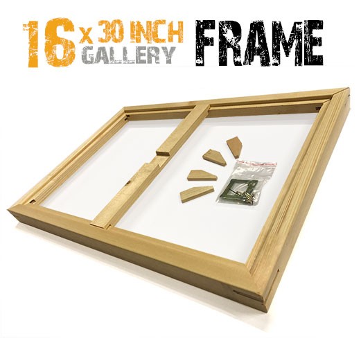 16x30 canvas frame