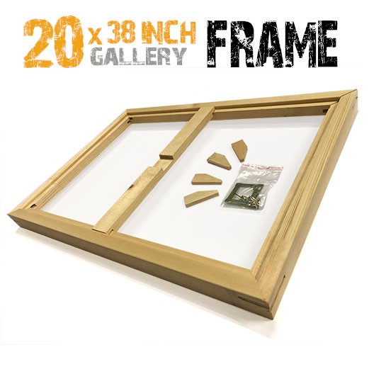 20x38 canvas frame