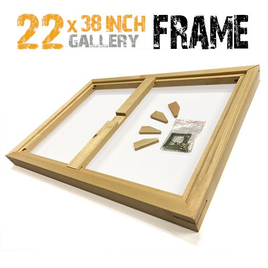 22x38 canvas frame