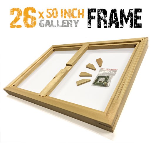 26x50 canvas frame