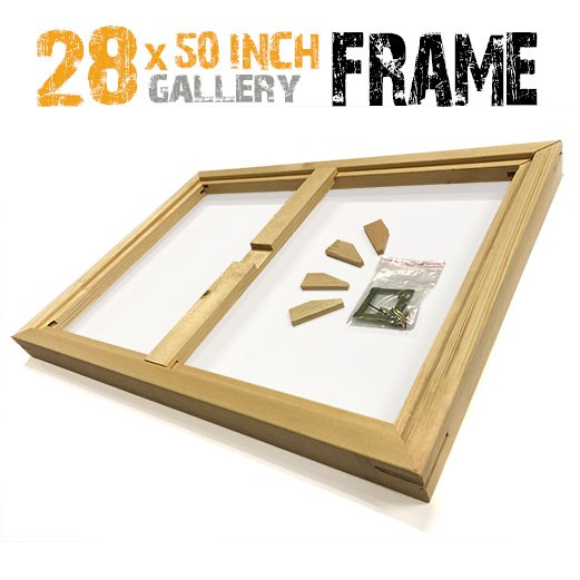 28x50 canvas frame