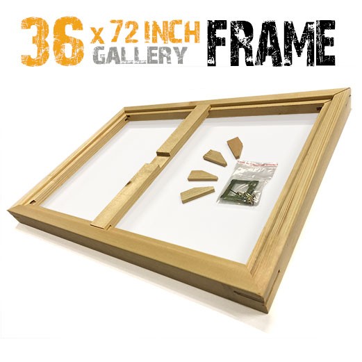 36x72 canvas frame