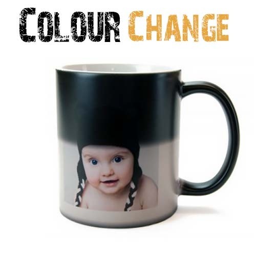 Black Colour Change 11oz Mug