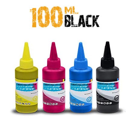 Black sublimation bottle 100ml for bulk ricoh printers 