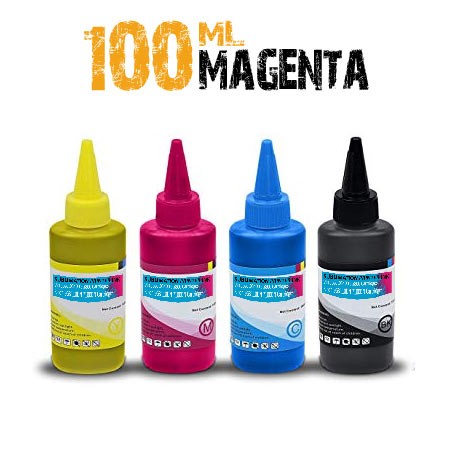 Magenta Sublimation bottle of Ink 100ml for bulk ricoh printers 