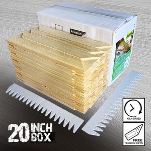 20" Premium EU Pine 18mm Stretcher Bars - Box