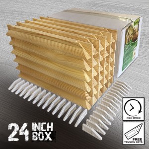 24 inch Wooden Stretcher Bars - Gallery Box