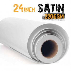 24 inch Inkjet Satin Photographic Paper Media 220gsm