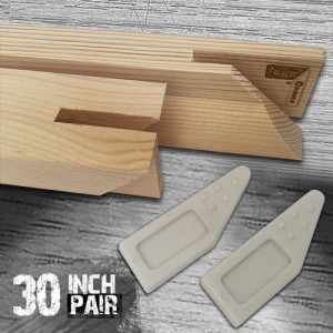 30 inch Gallery Chunky Stretcher Bars - Pair