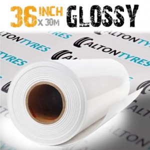 36 inch Printable Gloss Self Adhesive Vinyl Media