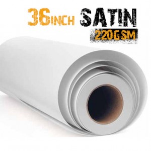 36 inch Inkjet Satin Photo Photo Paper Roll 220gsm
