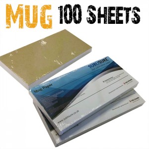 Mug Pre-cut Sublimation Paper - 100 Sheets