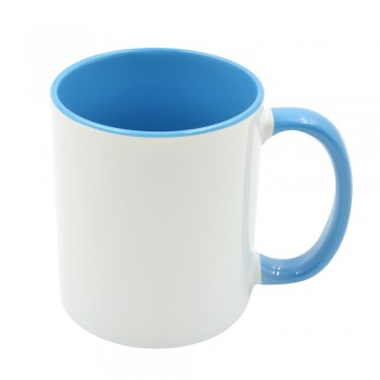 11oz Inner and Handle mug Light Blue 01