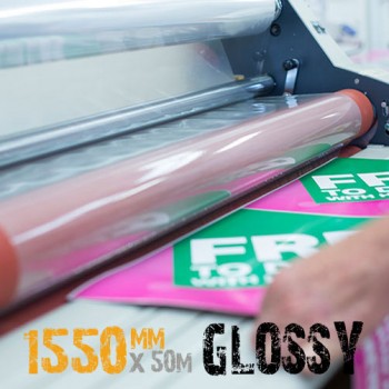 1550mm Glossy cold laminate film roll