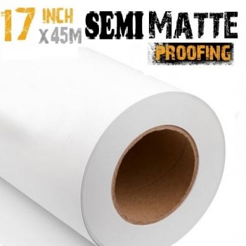 17" Semi matte Proofing paper Roll-45m