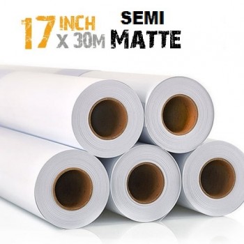 17 inch Inkjet Semi Matte Photo Paper 260gsm - 30m