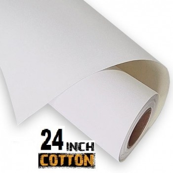 24 inch 100% Inkjet Cotton Canvas, 330gsm Matte Roll 30 Meters