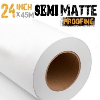 24" Semi matte Proofing paper Roll 