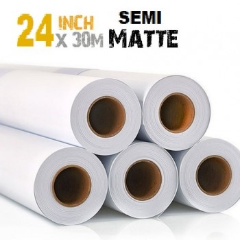 24 inch Inkjet Semi Matte Photo Paper 260gsm - 30m