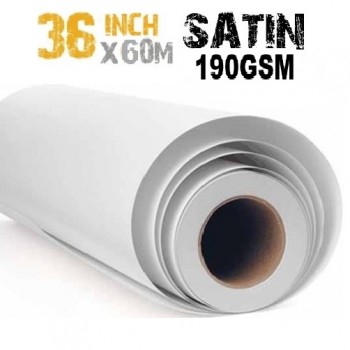 36 inch Inkjet Satin Photo Paper 190gsm - 60m