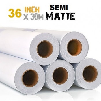 36 inch Inkjet Semi Matte Photo Paper 260gsm - 30m