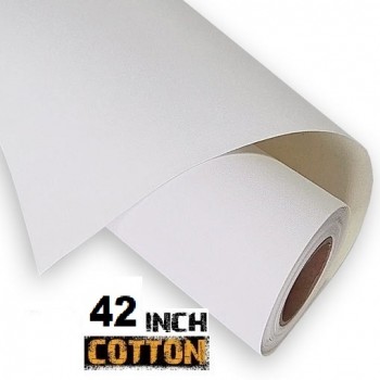 42 inch 100% Inkjet Cotton Canvas, 330gsm Matte Roll 30 Meters