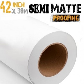 42 inch Semi Matte Proofing Paper roll 190gsm - 30m