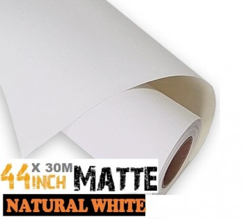 44'' Natural White Art Paper Matte 210gsm-30m