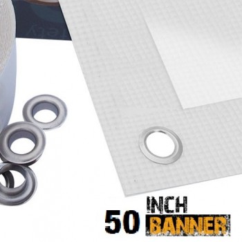 50 inch Inkjet Scrim PVC Banner Roll - 400gsm
