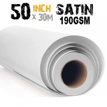 50 inch Inkjet Satin Photo Paper 190gsm - 30m