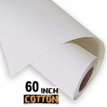 60 inch 100% Inkjet Cotton Canvas, 330gsm Matte Roll 30 Meters