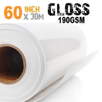 60 inch Inkjet Gloss Photo Paper 190gsm - 30m
