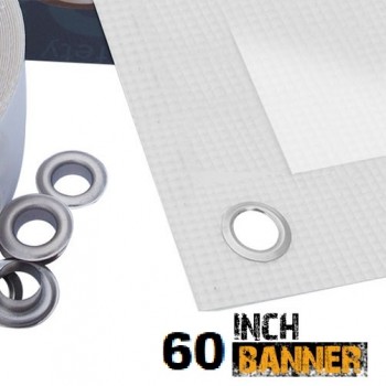 60 inch Inkjet Scrim PVC Banner Roll - 400gsm