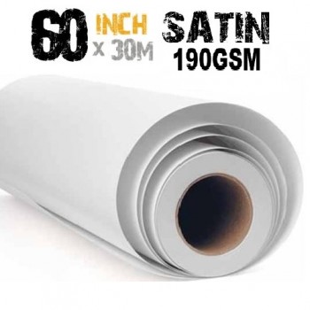 60 inch Inkjet Satin Photo Paper 190gsm - 30m