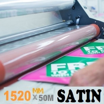 1520mm Satin Lamination Film 100mic - 50m