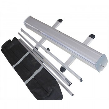 850mm Roller Banner Cassette x 2000mm - Adhesive Top Rail