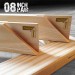 8 inch 18mm Canvas Pine Stretcher Bars