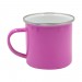 10oz Enamel Glossy Mug in Hot Pink
