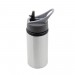  Stainless Steel Bottle with Straw 650ml Silver