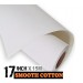 17'' White 100%Cotton Paper Smooth Finish - 310gsm