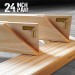 24 inch Canvas Pair of Stretcher Bars