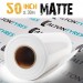 50 inch Inkjet Printable Matte Self Adhesive 120mic Vinyl Roll