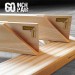 60 inch Canvas Pair of Stretcher Bars
