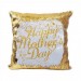 Gold Sequin Sublimation Cushion cover