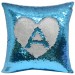 Blue Sequin Sublimation Cushion cover